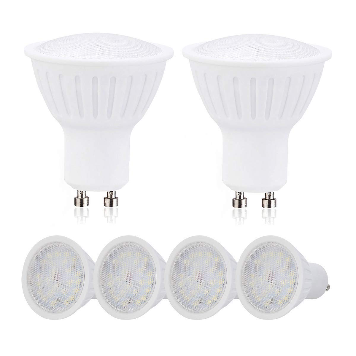 GU10 LED Bulbs Dimmable LED GU10 Base Flood Light Bulbs 3W 300 Lumens 5000K Daylight White, 25W