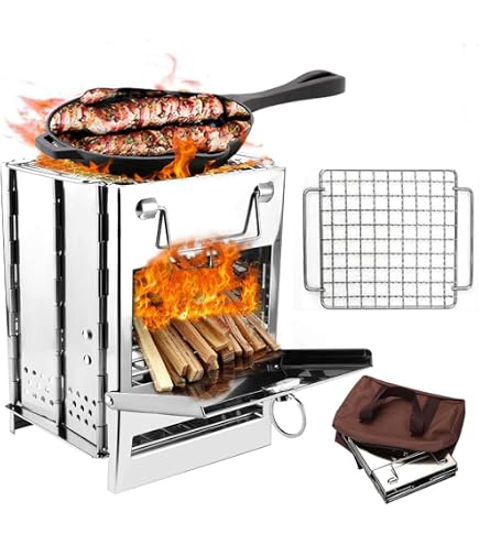 Barbecue Charbon De Bois Inox Pliable Et Portable Barbecue En Acier Bbq