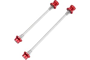 Wileosix Hex Locking Skewer M5 Hex Head Anti Theft Quick Release Secure Lock Skewers Set Cycling Wheels Locking