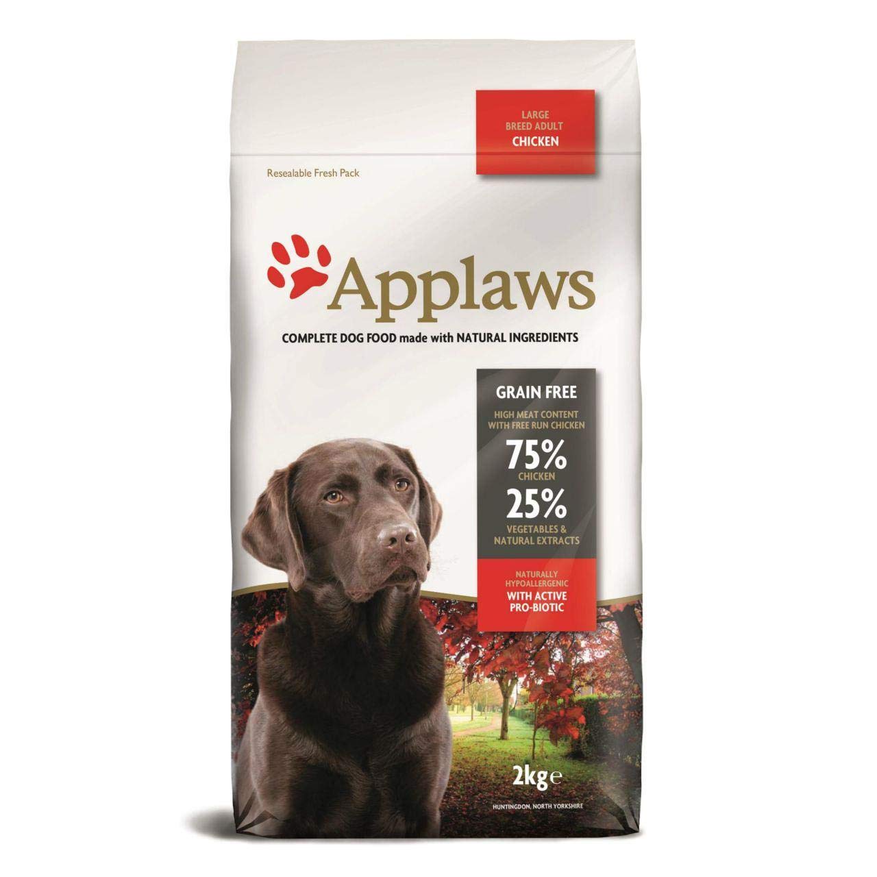 Applaws Natural, Complete Dog Dry Food Large Breed Adult Chicken 2kg