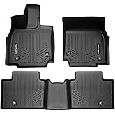 SMARTLINER All Weather Protection Custom Fit 2 Row Floor Mat Liner Set Compatible with 2023-2025 Toyota Crown