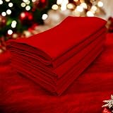Penguin Home Hemstitched Pure Cotton Washable Oversized Napkins 6 Pack 50x50 view 3