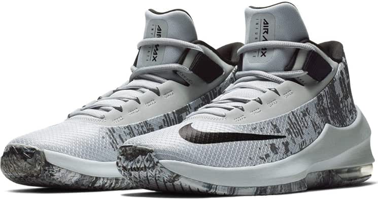 nike men's air max infuriate mid premium basketball shoes