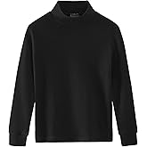 Spring&Gege Little & Big Kids Soft Cotton Long Sleeve Mock Turtleneck Shirts