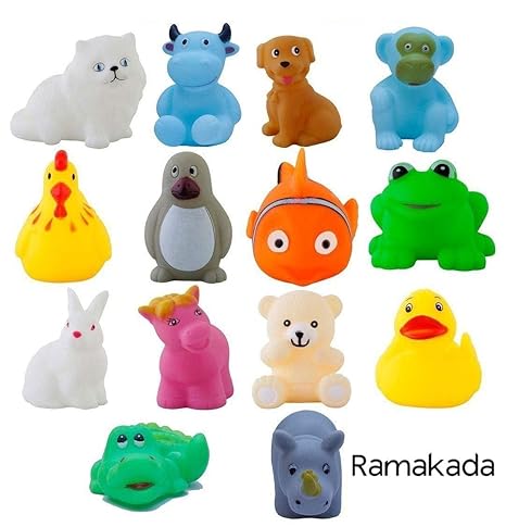 Ramakada Chu Chu Bath Toys for Baby Non-Toxic Toddler Set Multi Color