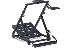GT OMEGA DD-X Wheel Stand - Provides Incredible Stability, Angle & Height Adjustment, Includes an Adjustable Gear Shifter Mount