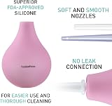 TopQuaFocus Enema Bulb Kit 224ml Silicone Douche for Men Women Pink view 2