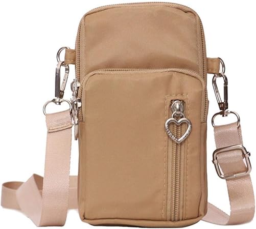 Amazon Co Jp Fablcrew オシャレ スマホポーチ 男女兼用 お財布ポシェット 4way ミニショルダー ポシェット 大容量 縦型 チェンーショルダー 携帯入れ 小銭入れ カード収納 オックスフォード生地 斜め掛け おしゃれ シンプル 人気 オックスフォード生地 ビューティー