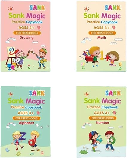 Amazon Jtlb 練習帳 英語 数字 算数 再利用可能 子供用 4冊 学習帳 練習帳 文房具 オフィス用品 Amazon Jtlb 練習帳 英語 数字 算数 再利用可能 子供用 4冊 学習帳 練習帳 文房具 オフィス用品