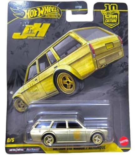 Amazon.com: Hot Wheels '71 Datsun Bluebird 510 Wagon, [Yellow