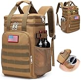 Tactical Backpack Cooler,Large Cooler Backpack Lunch Box for Men Adults Work with Handle,Insulated Soft Thermal Bag