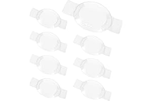 8PCS Eye Shield, Medical Eye Patch for Children Adults After Surgery Eyes Protection, Plastic Eye Patches, Clear Eyes Shields