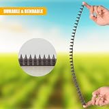 GEEZY Anti Climb Spikes 10x50cm Brown Weatherproof Plastic Fence Deterrent view 3