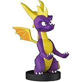 Exquisite Gaming Spyro the Dragon Controller Holder &amp; Phone Stand, 8 in | Official Cable Guys Figure Compatible with PS5, Xbox Series X/S &amp; iPhone, Heavy-Duty PVC Collectible for Gaming Desks