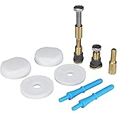 NEXT BY Danco Zero Cut Bolts | Brass Toilet Mounting Bolts | Toilet Repair | White Bolt Caps | Toilet Bolts Screws (10770), "