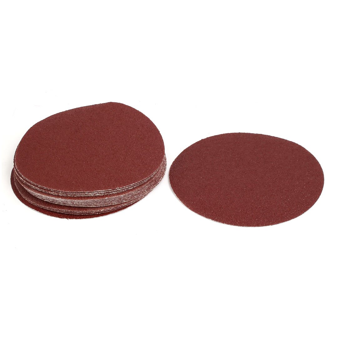 sourcingmap 40 Grit 7-inch Diameter Sandpaper Hook Loop Sanding Disc 20 Pcs