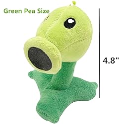 BASHERISE 3 PCS PVZ Plant Plush Zombies Keychain