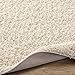 Sweet Home Stores Cozy Shag Collection Cream Solid Shag Rug (2'7