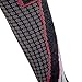High Performance Wool Ski Socks – Outdoor Wool Skiing Socks, Snowboard Socks (Black/Grey/Red, Large)