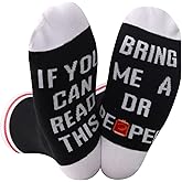 GJTIM Drinking Socks Carbonated Drinks Lover Novelty Socks for Men Women (D Black)