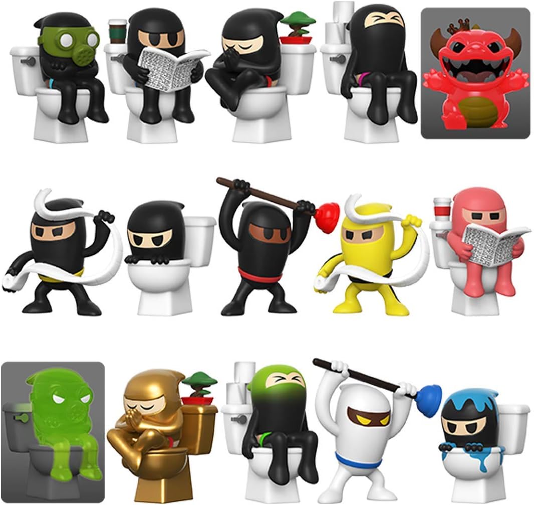 Funko Paka Paka: Toilet Gas Mask Ninja, (machine Capsules), Toilet Ninjas, Collectable Vinyl Figure, Gift Idea - Image 4