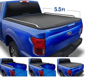 Amazon Com Tyger Auto T2 Low Profile Soft Roll Up Truck Bed Tonneau Cover For 2009 2020 Ford F 150 Styleside 5 5 Bed Tg Bc2f2076 Automotive