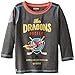 Hatley Little Boys' Long Sleeve Graphic Tee-Dragons