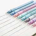 HANKU Colored Fineliner Pens, 0.38mm Fine Tip Pens, 8 Colors Fine Point Pen, Bible Journaling Planner Micro Pen Set for Writi