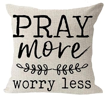 Amazon Com Blessing Gift To Family Friends Pray More Worry Less