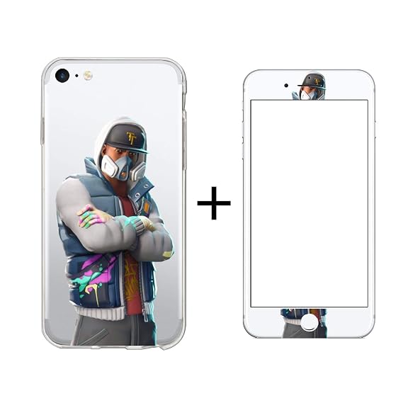 Amazon Com Fortnite Series Iphone 8 7 Cover Case With Clear - 