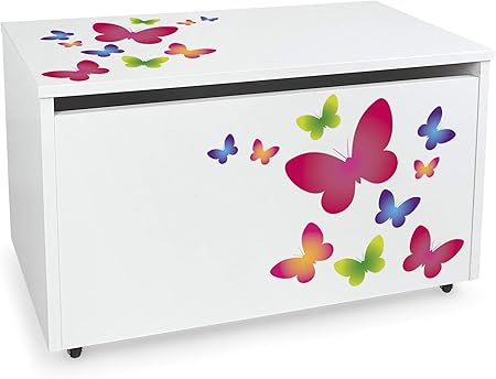 white toy box for girls