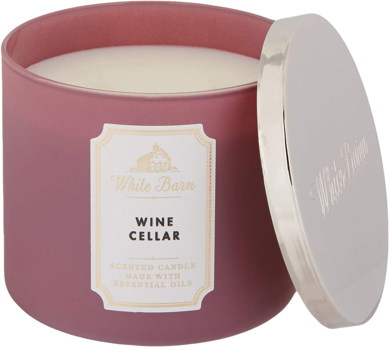 NEW Bath and Body Works White Barn Almond 3 Wick Large 14.5oz Candle