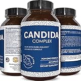 Natures Craft's Candida Cleanse Yeast Digestive Enzymes Weight Loss Probiotic Capsules Oregano Leaf Oil Reishi Mushroom Herbs with Vital Nutrients Caprylic Acid for Men & Women 60 Capsules