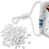 thumbnail image 2 of 100Pcs Cord Lock Toggles For Drawstrings Elastic Cord Adjuster Non Slip Stopper Elastic Adjustment Buckle Soft Plastic Accessories 2 of 9