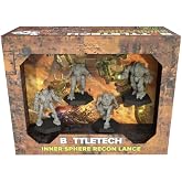 Catalyst Game Labs BattleTech: Inner Sphere Recon Lance Miniatures Pack | Strategy Board Game, For 2+ Players and Ages 14+