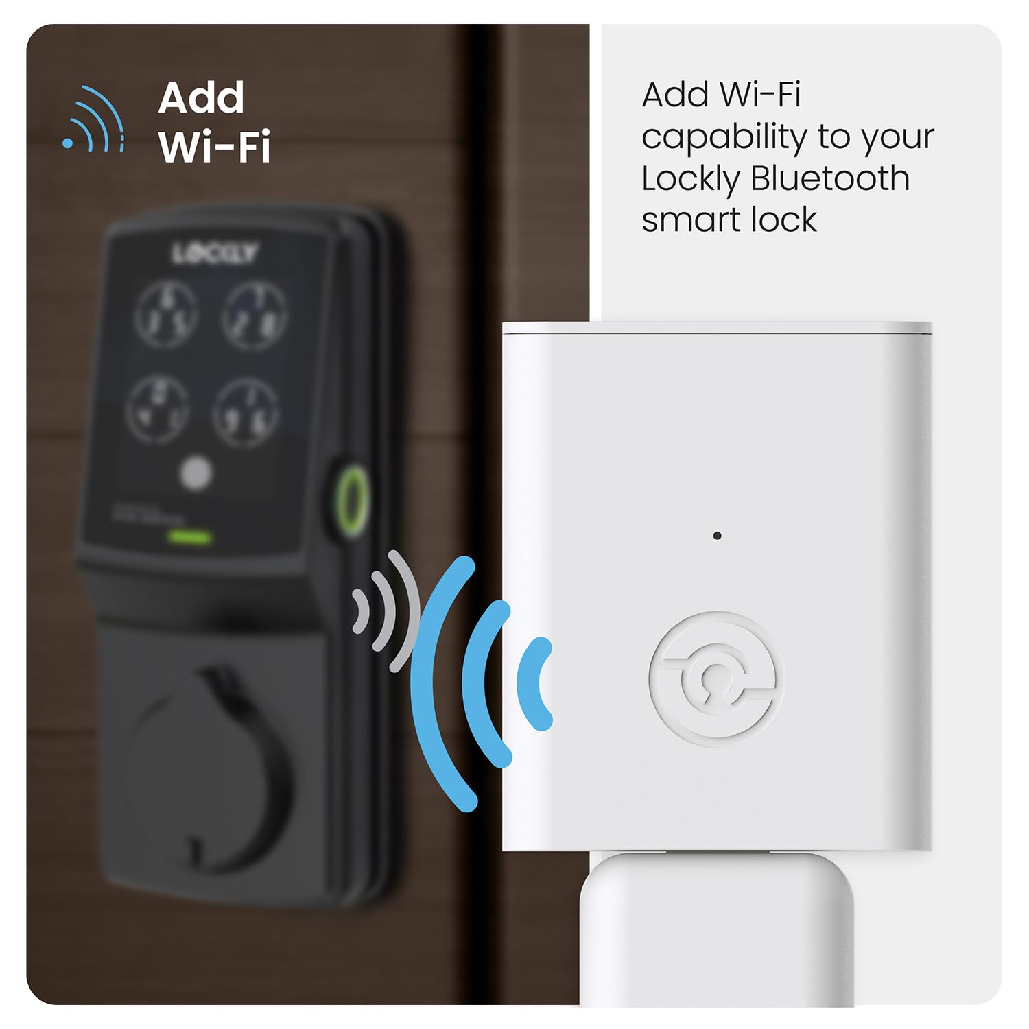 Lockly Secure Link Wi-Fi Hub - Control Your Lockly Smart Lock from Anywhere with Real-time Notifications and Voice Control - View 3
