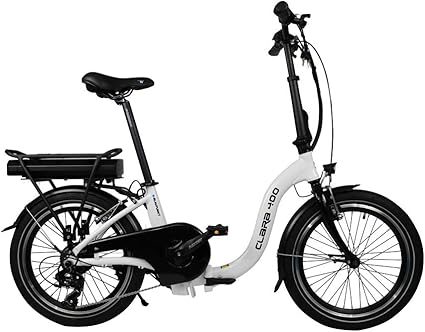 blaupunkt clara 400 falt e bike tiefeinsteiger klapprad stvzo 20 zoll leicht faltrad e bike kompakt amazon de sport freizeit