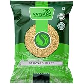 Vatsan Barnyard Millet (1lbs) | 100% Natural &amp; Semipolished Whole Grain | High Fiber, Low GI, Gluten-Free | Healthy Alternative to Rice | Premium Quality