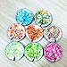 Koolemon 14pcs Crystal Glass Refrigerator Magnets Fridge Magnets Funny Magnets for Refrigerator Office Cabinets Whiteboards,Tree+Butterfly