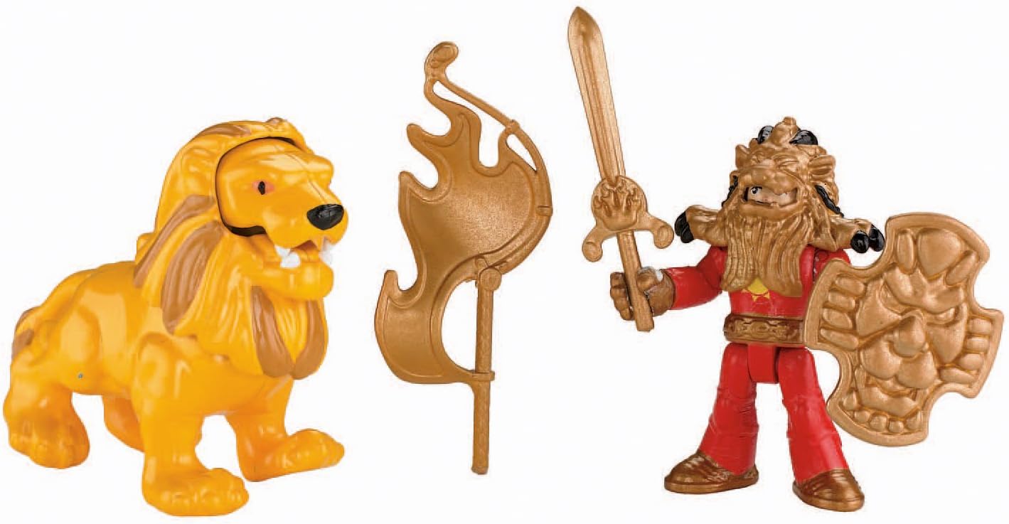 Imaginext Castle Friends Knight And Lion Amazon.co.uk Toys & Games