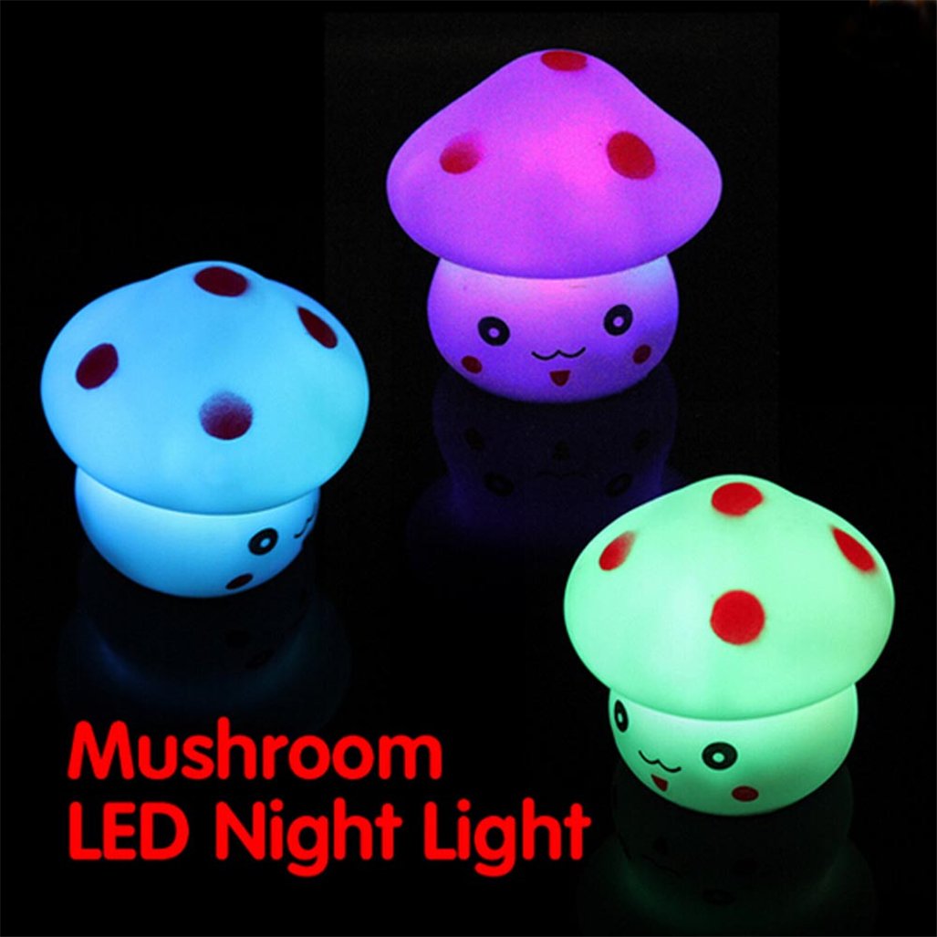半額品 Gotd 常夜灯 マッシュルーム ランプ 省エネ カラーチェンジ Ledセンサーナイトランプ ライトグリーン 壁に植物 ロマンチック カラフル ホームインテリア ベビールーム 寝室 保育 アウトドア One Size グリーン B01ip6ixrw 13916 1pc Random Color 1pc Random Color