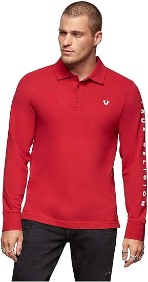 true religion long sleeve polo