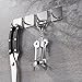 YIGII Towel Hooks/Bathroom Hook - Self Adhesive Hooks Office Hooks Hanging Keys for Kitchen Stick on Wall Stainless Steel 4 Packs