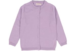 RJXDLT Girls Crewneck Cardigan Long Sleeve Children Button Cotton Sweater Uniform Sweaters for Little Girls
