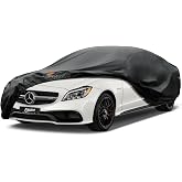 Kayme 7 Layers Waterproof Car Cover for Mercedes Benz CLS 2004-2026 | Thick heavy‑weight composite fabric, all‑weather wind‑dust‑UV protection, inner cotton layer shields vehicle paint
