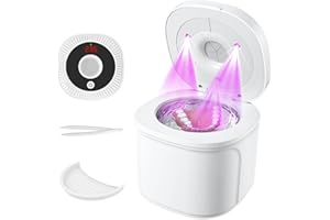 Ultrasonic Retainer Cleaner, Upgraded 48kHz Dental Cleaner Machine for Braces, Mouth Guard Cleaner, Toothbrush Heads, Jewelry