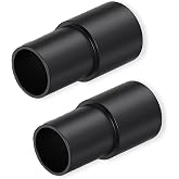 2 Packs Vacuum Hose Adapter, 1-3/8" to 1-1/4" (35mm to 32mm), Compatible with 35mm OD Tubes &amp; 32mm ID Vacuum Attachment