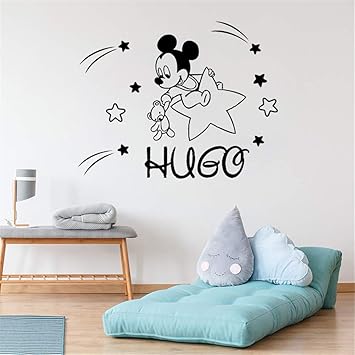 Pegatina De Pared 3d Etiqueta De La Pared De Mickey Mouse Decal