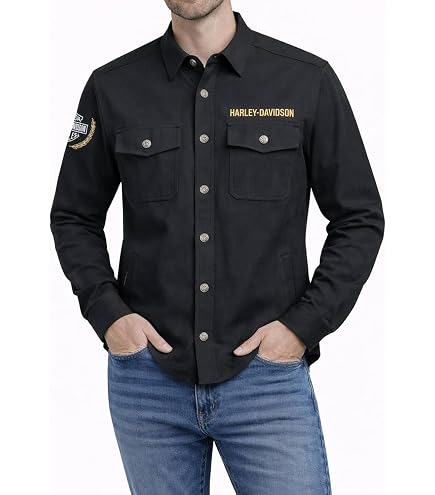 Amazon.com: Harley-Davidson Men's Willie G Skull Long Sleeve Shirt