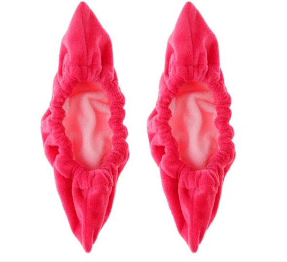 LIUHUO Ice Skate Boot Covers Sold in Pair Terry Cloth Blades Covers (Red) : Sports & Outdoors